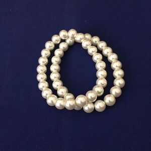 Elegant Pearl Bracelet Set
